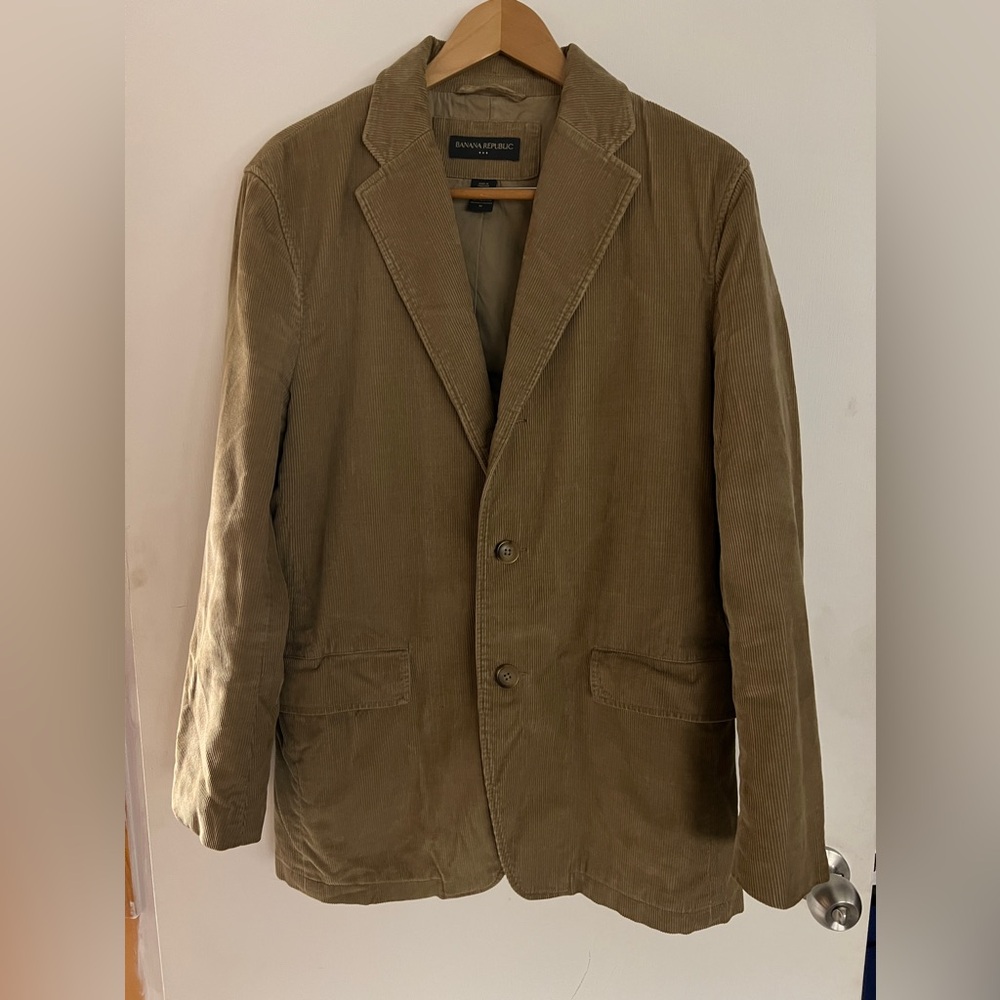 BANANA REPUBLIC Mens Corduroy Blazer Sport Coat Casual Jacket Size M